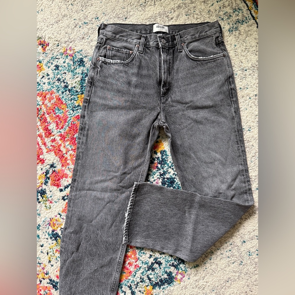 Agolde Gray Slim Jeans Classic Style